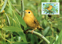 [World Wildlife Fund  - Yellow Warbler, type XH]