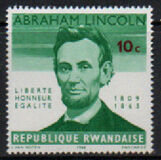 [The 100th Anniversary of the Death of Abraham Lincoln, 1809-1965, Typ AD]