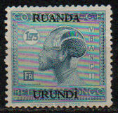 [Belgian Congo Postage Stamps Overprinted, típus D7]