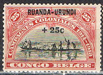 [Belgian Congo Postage Stamps Overprinted "RUANDA - URUNDI", Scrivi C]
