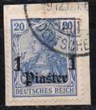[German Empire Postage Stamps Surcharged - Inscription: "REICHSPOST", type C1]
