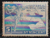 [The 75th Anniversary of Universal Postal Union, type AG]