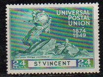 [The 75th Anniversary of Universal Postal Union, type AJ]