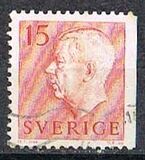 [King Gustaf VI Adolf of Sweden - New Engravement with Imprint, type EE1]