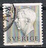 [King Gustaf VI Adolf of Sweden  - New Engravement with Imprint, tegund EE11]