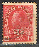 [King George V in Admiral Uniform With War Tax Inscription, Вид AM3]