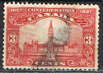[The 60th Anniversary of the Founding of the Dominion of Canada, Inscription: "1867 Confederation 1927", 類型 AT]