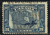 [The 60th Anniversary of the Founding of the Dominion of Canada, Inscription: "1867 Confederation 1927", 類型 AV]