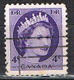[Queen Elizabeth II - Normal Paper, See 1962 for Fluorescent Stripes, տեսակ GT3]