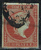 [Queen Isabella II - Bluish Paper, type A2]
