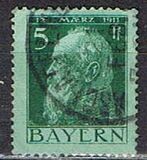 [The 90th Anniversary of the Birth of Prince Luitpold - Type I: Small 9 and no Foot on 1 in "1911". Type II: Large 9 and Foot on 1 in "1911", 类型 F2]