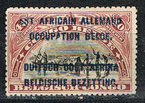 [Belgian Congo Postage Stamps Overprinted, type A4]
