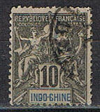 [Inscription: "INDO-CHINE" - Colored Paper, type C4]