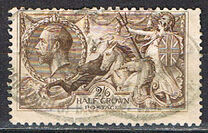 [King George V - No.141-143 With New Colours, тип CC4]