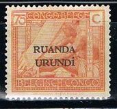 [Belgian Congo Postage Stamps Overprinted "RUANDA - URUNDI", प्रकार A11]