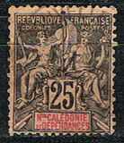 [Inscription: "NLLE CALÈDONIE et DEPENDANCES" - Colored Paper, type I7]