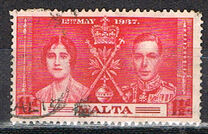 [The Coronation of King George VI, tegund AJ1]
