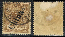 [German Empire Postage Stamps Overprinted "China" in 45 Degree Angle, type A]
