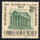 [Airmail - Reconstruction of La Paz Theatre, San Luis Potosi, type ADV9]