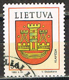 [Escudos de ciudades. - Cambio de unidad monetaria: 100 centu = 1 Litas -, tipo FS]