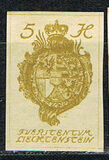 [Definitive 1920 - Coat of arms and Vaduz Castle, type H]
