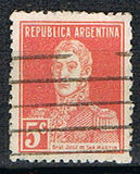 [Definitive Issues - General San Martin, with Period after Value, Tip CU5]