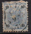 [Emperor Franz Josef I, 1830-1916 - Granite Paper. Numerals in Black, tip N4]