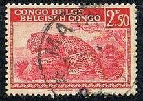 [Inscription: "BELGISCH CONGO - CONGO BELGE", タイプ DE2]
