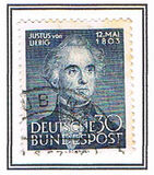 [The 150th Anniversary of the Birth of Justus Liebig, típus AK]