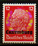 [Sellos del imperio alemán sobrecargados "Luxemburg"., tipo A6]