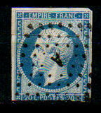 [Emperor Napoléon III - Inscription: "EMPIRE FRANC", тип C5]