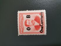 [Issue of 1952 Surcharged ONE CENTAVO, Вид WM]