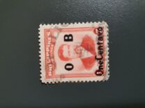 [Issue of 1952 Surcharged ONE CENTAVO, Вид WM]