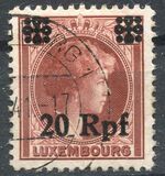 [Luxembourg Postage Stamps Surcharged, type B8]