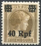 [Luxembourg Postage Stamps Surcharged, type B11]