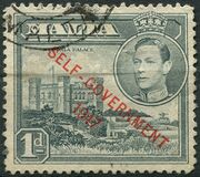[King George VI and Local Motifs Overprinted "SELF-GOVERNMENT - 1947", ประเภท BA15]