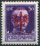 [Italian Postage Stamps Overprinted "PROVINZ LAIBACH LJUBLJANSKA POKRAJINA", type A7]