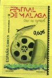 [Festival de cine de Málaga. Sello adhesivo transparente., tipo GOW]