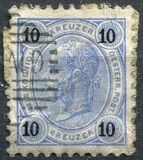 [Emperor Franz Josef I, 1830-1916 - Granite Paper. Numerals in Black, प्रकार N4]