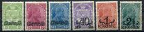[Prince Johann II and National Arms overprinted, type E]