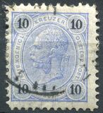 [Emperor Franz Josef I, 1830-1916 - Granite Paper. Numerals in Black, प्रकार N4]