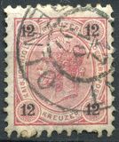 [Emperor Franz Josef I, 1830-1916 - Granite Paper. Numerals in Black, प्रकार N6]