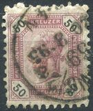 [Emperor Franz Josef I, 1830-1916 - Black Numerals on White Background, type P4]