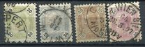[Emperor Franz Josef I, 1830-1916 - Black Numerals on White Background, type P]