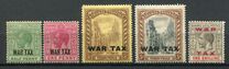 [Precious ISsues Overprinted "WAR TAX" in One Line, tegund M4]