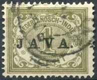 [Numeral Stamps & Queen Wilhelmina - Stamps of 1902-1905 Overprinted "JAVA", ประเภท F8]