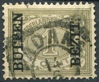 [Numeral Stamps & Queen Wilhelmina - Stamps of 1902-1905 Overprinted "BUTTEN - BEZIT.", type F15]