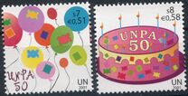 [The 50th Anniversary of the United Nations Postal Administration UNPA, type MA]
