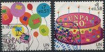 [The 50th Anniversary of the United Nations Postal Administration UNPA, type MA]