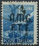 [Democracy - Italy Postage Stamps of 1945 Overprinted "A.M.G.F.T.T.", type A11]